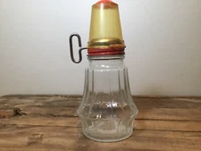 Vintage Federal Tool Corp Glass Chicago Nut Chopper Grinder w/ measure Cup