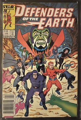 DEFENDERS OF THE EARTH #1 CGC 9.6 NM+ Marvel JAN 1987 OW/W Pages