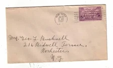 1937 US 1st Day - Scott# 795 Ordinance of 1787 - Addressed no cachet