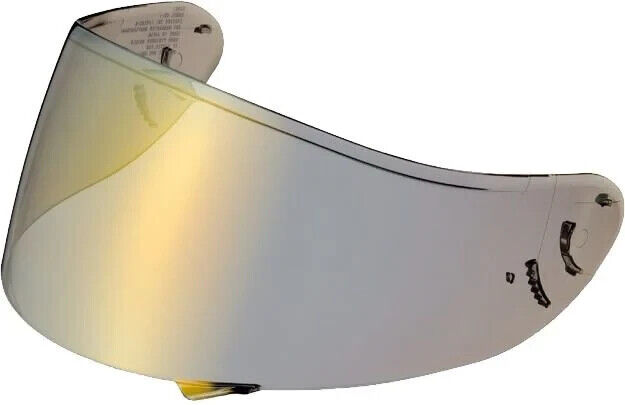 Genuine Shoei CW-1 Gold Mirror Pinlock Ready Visor Fits Genuine Shoei CW-1 Gold Mirror Pinlock Ready Visor Fits