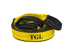 TGL 2 inch, 20 Foot ATV UTV Tow Strap Heavy Duty with Reinforced Loops