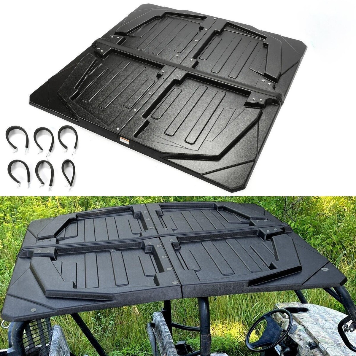 Hard Top Roof For Polaris Ranger Crew 700, For Kawasaki Mule