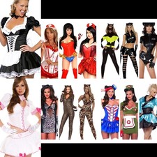 New Wholesale Lot 14 Sexy Halloween Fancy Dress Costumes Corsets
