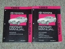 1993 Toyota Supra Shop Service Repair Manual Twin Turbo 3.0L V6