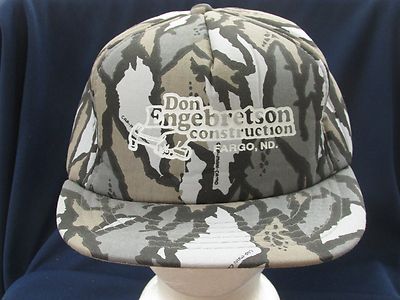 trucker hat baseball cap DON ENGEBRETSON CONSTRUCTION retro style rare rave cool
