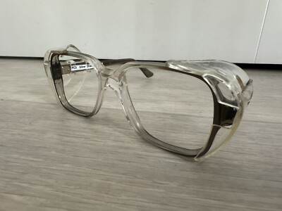 Titmus Vintage TO Z87 Gray Tortoise Shell Aviator Safety Glasses Frame 