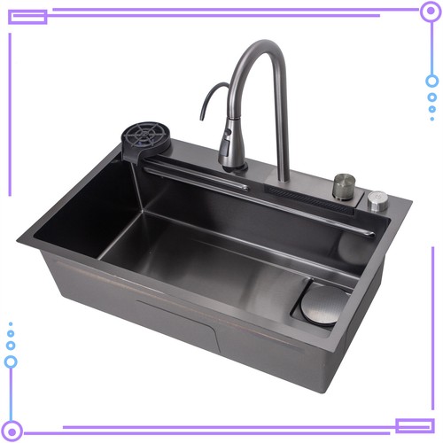 New Stainless Steel Undermount Kitchen Sink Wear-resistant For Indoor Outdoor - Picture 11 of 24