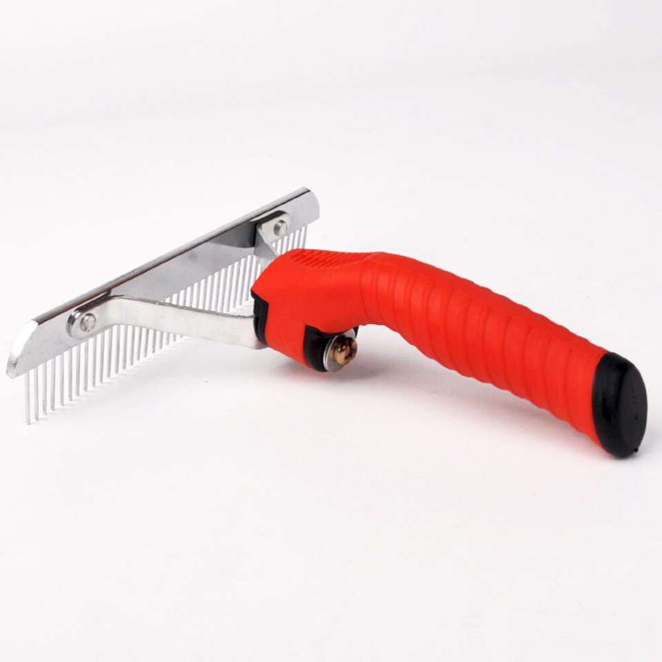 Single Row Comb Dog Grooming Rake Deshedder Brush for Dogs Cosmetic eBay