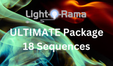 ULTIMATE 16 Channel Christmas  Halloween Package Of 18 Light-O-Rama Sequences