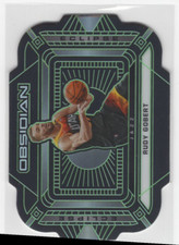 2020-21 Panini Obsidian Eclipse Electric Etch Green #38 Rudy Gobert /25 - NM-MT