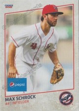 2021 Louisville Bats Max Schrock RC Rookie Cincinnati Reds