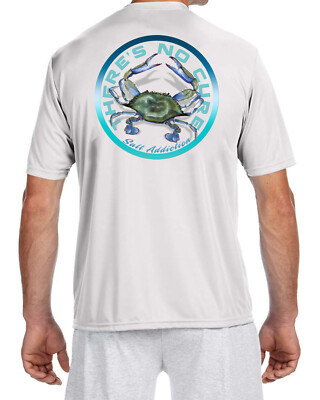 Salt Addiction Blue crab t shirt Short Sleeve Moisture wicking uv protection 30 