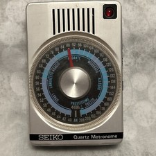 Seiko Quartz METRONOME SQM-357 Vintage Tested Working Piano Music Musician EUC