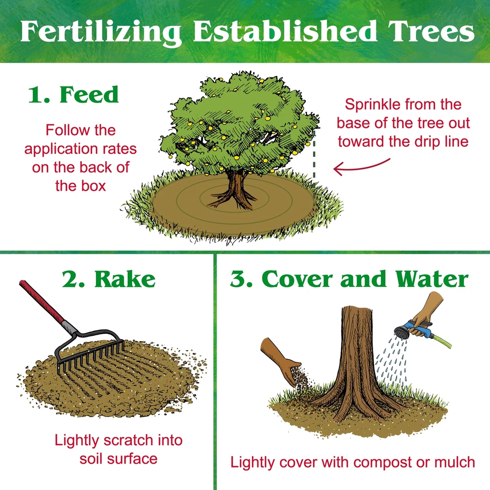 Mezcla de fertilizante natural Down To Earth Organic Frutal Tree 6-2-4, 25 libras Foto 4 de 4