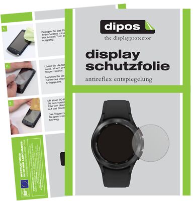 5x Schutzfolie für Samsung Galaxy Watch 4 Classic (46 mm) Display Folie matt