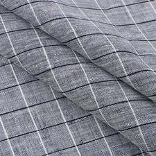 Linen woven strips Fabric Dresses For Women For Sewing By Meters L2107
