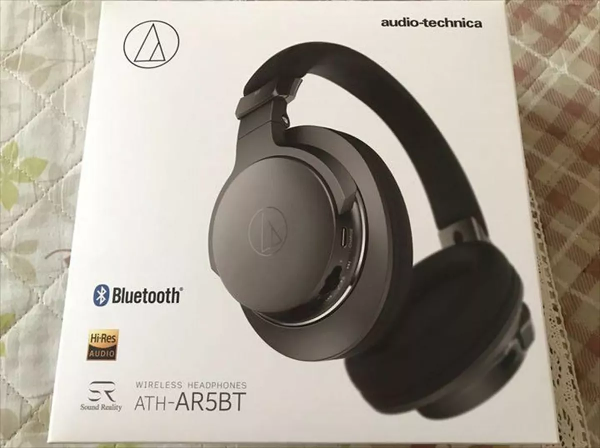 Audio-Technica Bluetooth Hi-Res Headphone Sound Reality Steel black  ATH-AR5BT BK