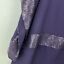 thumbnail 3  - NWT Le Bos Womens Size 12 Purple Shift Dress with Sequin Trim Overlay