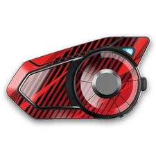 For SENA 50S Skin Decal Wrap Stickers Glossy Red Gradients