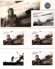 x6 WW2 WWII US Army Air Force USAAF Military Pictures Photos P51 Plane NOSE ART