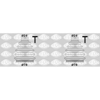 2X Sasic Achsmanschetten Satz Radseitig Passend FüR Audi A3 A4 TT Seat Altea ARO
