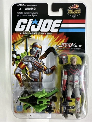GI Joe ARAH HERO Advanced Vehicle Specialist "Specialist Trakker" (NIB)