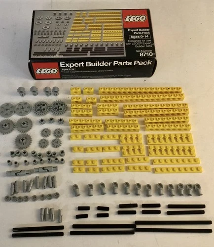 VTG LEGO Technic/Expert Builder Set: Parts Pack 8710 Original Box, 1980 COMPLETE
