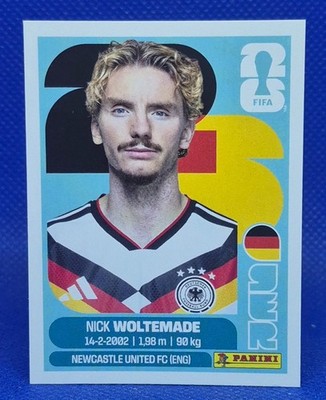 2026 Panini FIFA World Cup Sticker Nick Woltemade #GER 20 - Germany