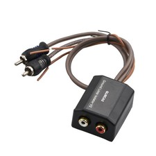Durable RCA Stereo Ground Loop Isolator for Audio Signals Eliminate Noise Filter
