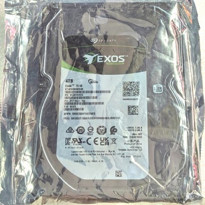 Seagate Exos 7E10 4TB ST4000NM024B 6Gb/s 256MB SATA 3.5'' Enterprise Hard Drive