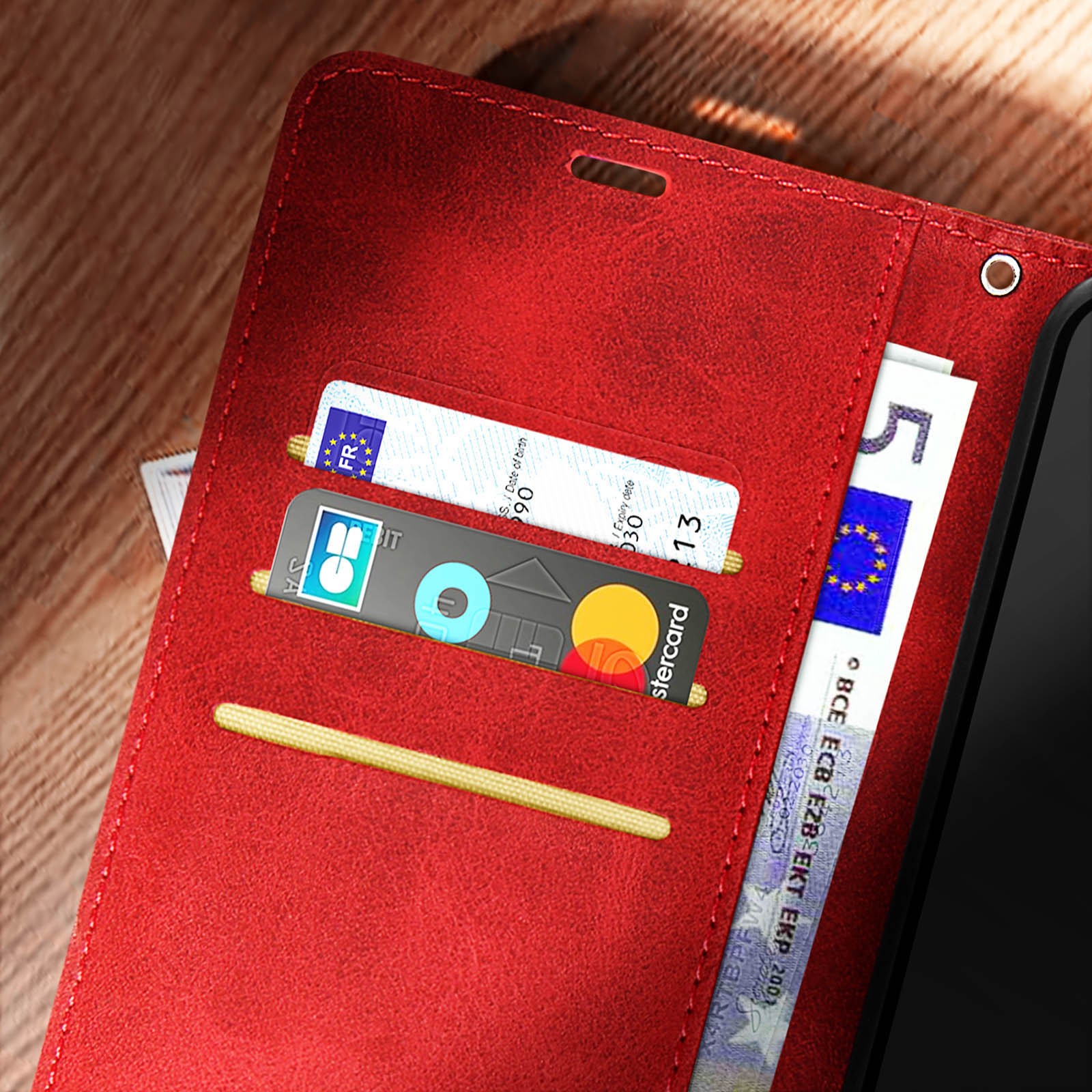 Étui rouge Xiaomi Redmi Note 12 protégeant l'écran des chutes - 4