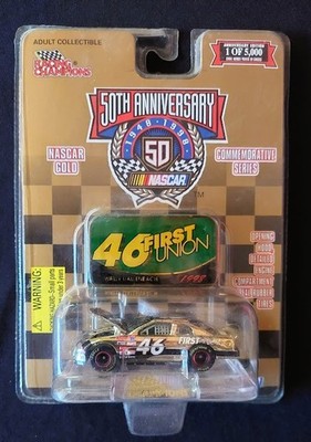 Wally Dallenbach 1:64 Racing Champions 1998 Gold #46 First Union