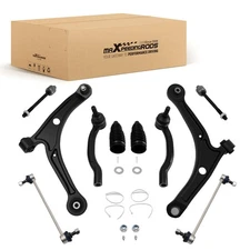 10x Front Lower Control Arms Ball Joint Tie Rods Kit for 2006-08 Honda Pilot MDX