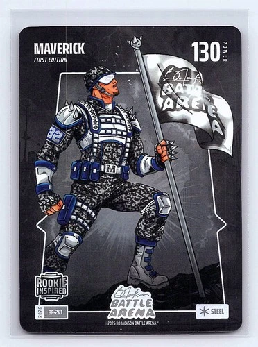MAVERICK (Cooper Flagg) Bo Jackson Battle Arena #BF-241 Battlefoil Steel
