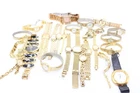 F x 25 Ladies Quartz Gold Tone Wristwatches Inc Timex, Guess Etc - Not Tested