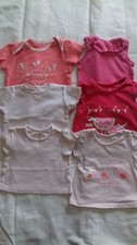 Baby Girls Summer Tops X6 - Age 0-3 Months