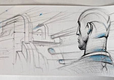 RARE FRENCH COMIC ARTIST ENKI BILAL 1988 PLATE SIGNED LITHOGRAPH