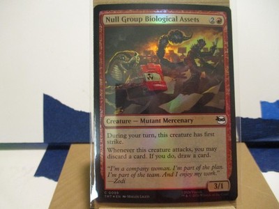 Teenage Mutant Ninja Turtles MTG Foil Null Group Biological Assets
