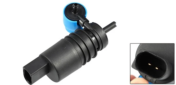 Windshield Washer Motor Pump Replacement for Volkswagen Passat 1990-1991Black - Image 2 of 4