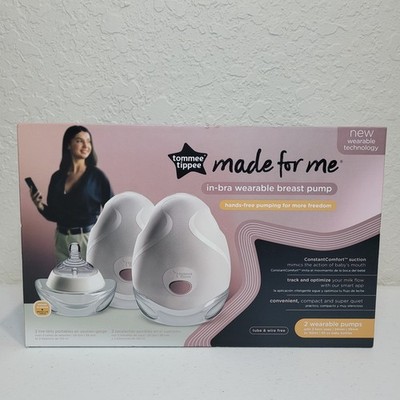Tommee Tippee Made for Me Double Electric Wearable Breast Pump Hands-Free in-Bra