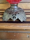 Pittsburgh Red Satin GWTW Going With The Wind Oil, Kerosene Lamp Base — photo 6