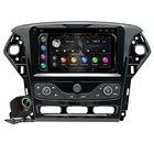 Touch Screen Android 14 Car Stereo GPS Carplay For Ford Mondeo MK4 11-13 Sat Nav