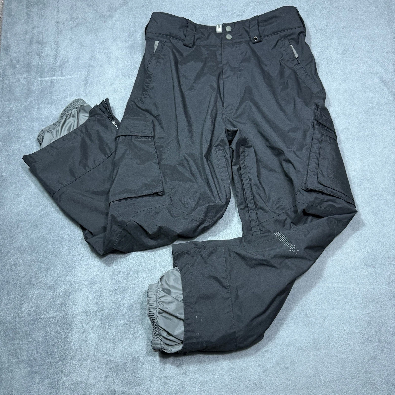 Burton Snowboard Pants Mens M Cargo Insulated Gorpcore Black Utility Technical