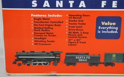 Lionel Santa FE Special 6-11900 4-4-2 Locomotive Train Set 1998