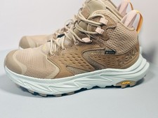 Hoka One Anacapa 2 Mid GTX Gore-Tex Hiking Shoes Women  s Size 9 B Dune Ice