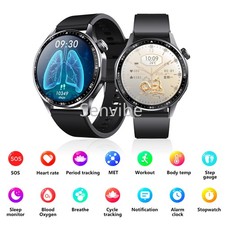 Elderly Health Smart Watch Fall Detection Blood pressure sports SOS, HRV report