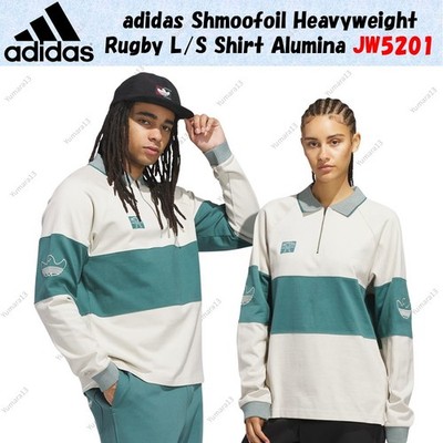 adidas Shmoofoil Heavyweight Rugby L/S Shirt Alumina JW5201 Japan Size