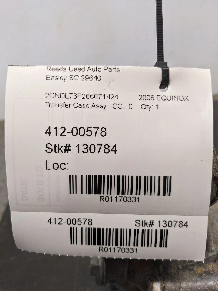 Раздаточная коробка подходит для 05-06 EQUINOX 1170331 - Изображение 2 из 4