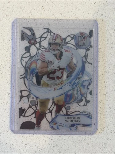 Christian McCaffrey 2025 Topps Signature Class Fluidity SP Super Rare FL-15