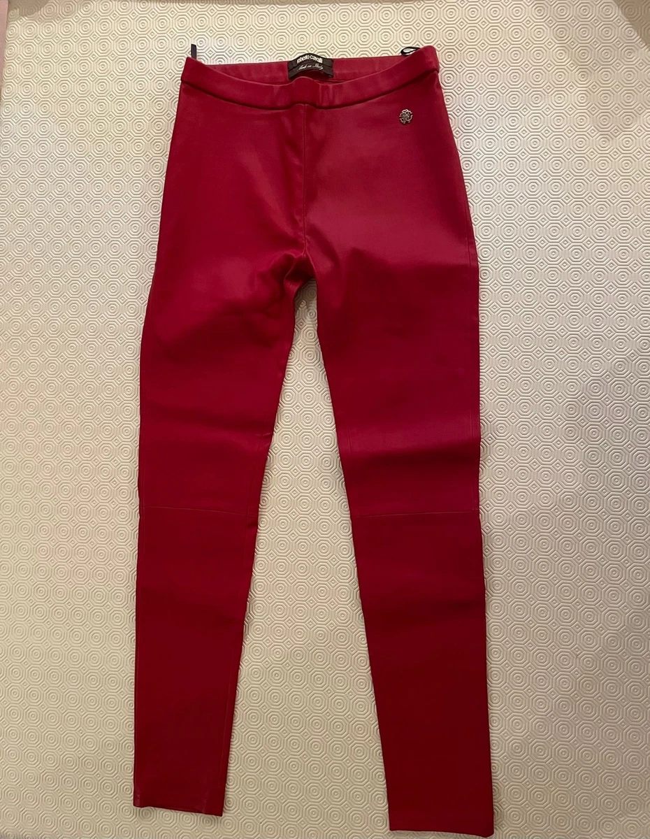 Ausing Pantaloni in pelle da donna a vita alta, in ecopelle, leggings stretti, leggings in pelle, push up, pigiameria, club, Halloween, discoteca, colore nero, XS-3XL, Nero , XS